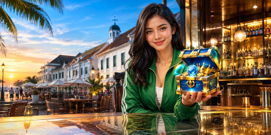 Seseorang mendaftar akun taruhan sambil menikmati kopi di kafe Vietnam
